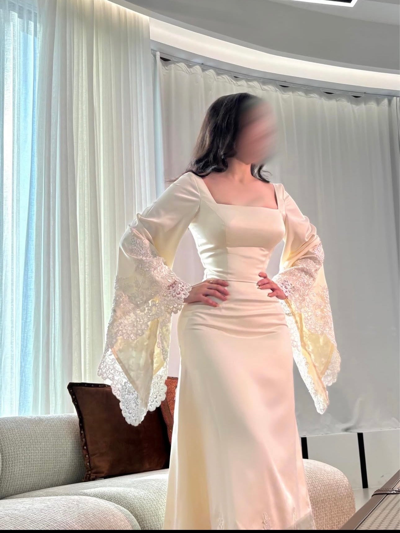 White dress